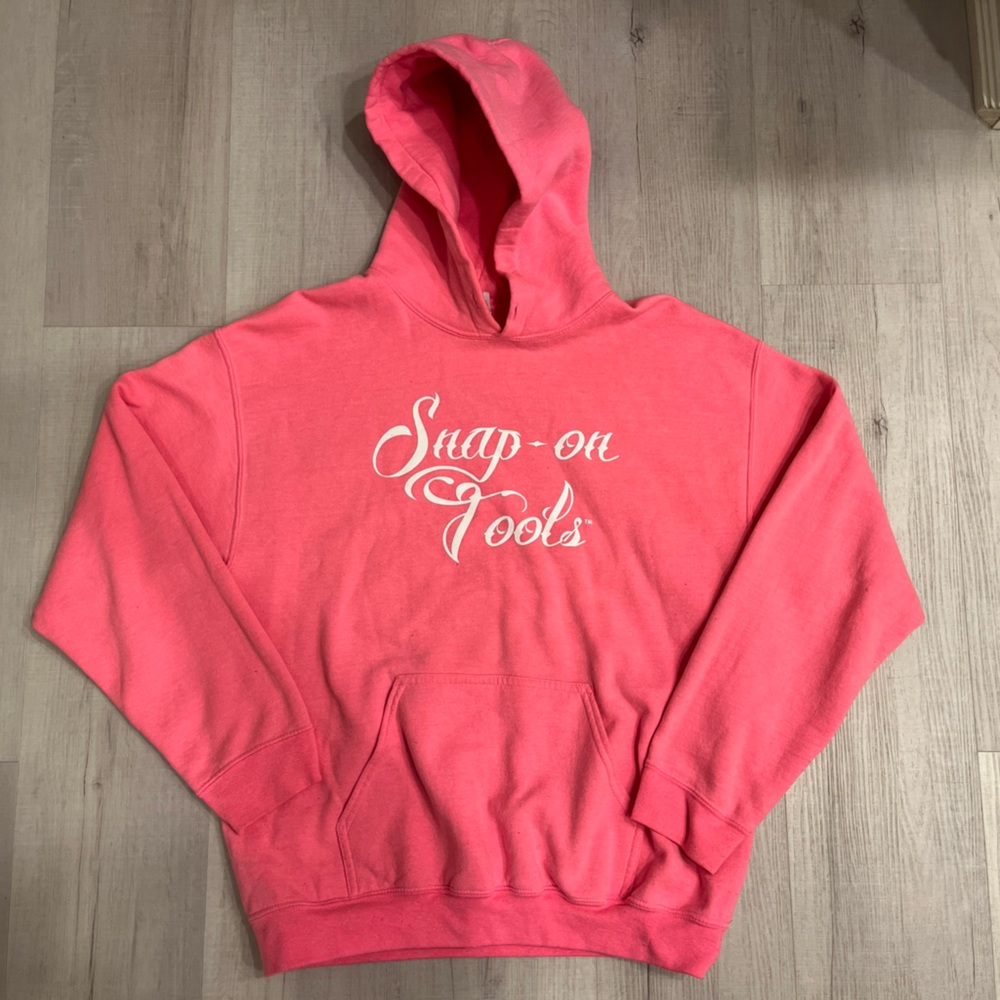 Hot pink Snap On Tools Hoodie